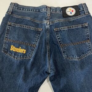 Y2K NFL Team Apparel Pittsburgh Steelers Men's Relaxed Jeans Size 32x32
